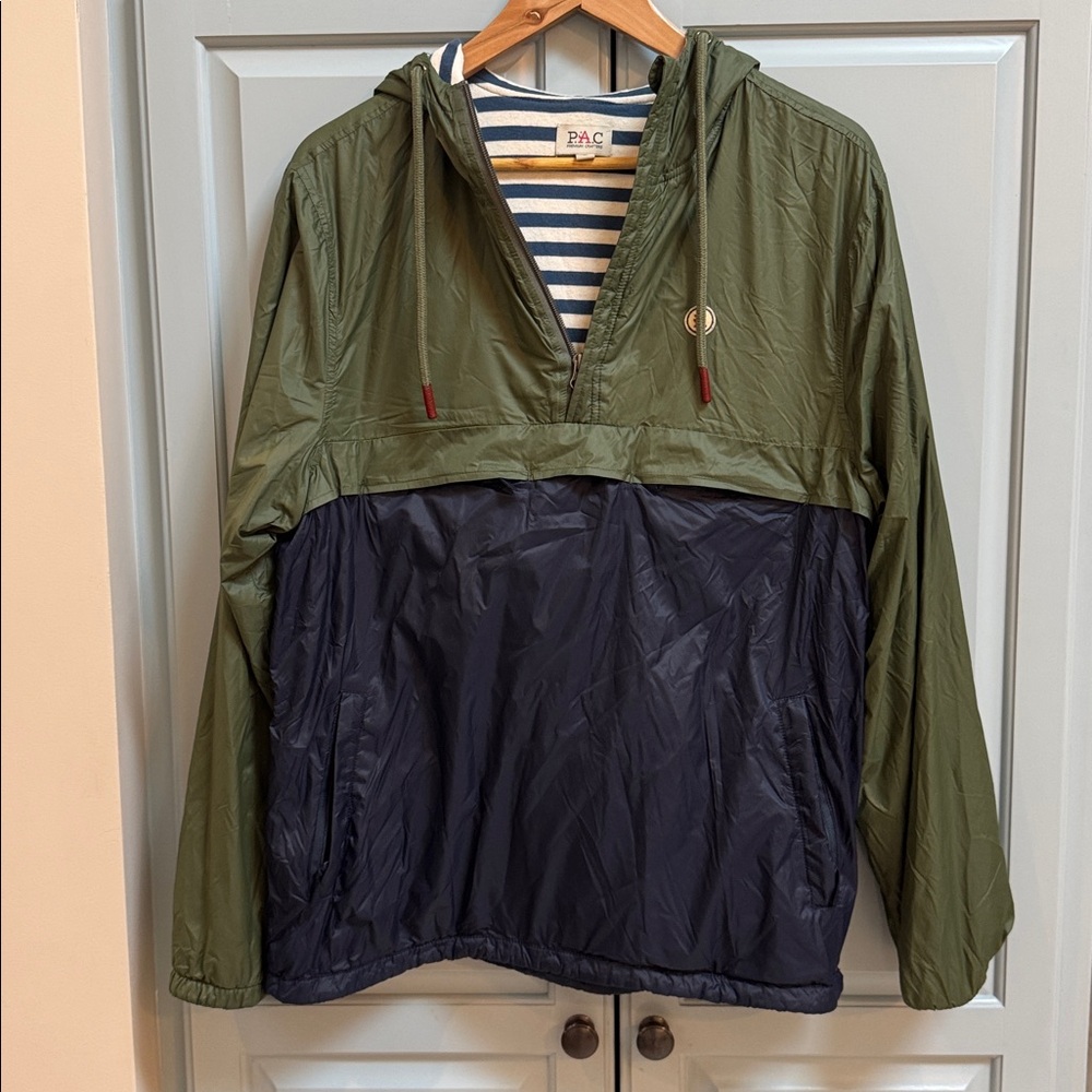 Windbreaker Jacket | Blue/Green | M